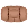Reposacabezas Universal para Coche de Cuatro Estaciones, Almohada para el Cuello, Cojín Lumbar, Reposacabezas y Soporte Lumbar de Espuma Perforada Transpirable Montados en Coche