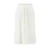Nueva falda bodycon de cintura alta con cordón y lazada estilo europeo y americano para niñas, novedad de otoño 2026, falda midi simple adelgazante