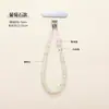 Chaveiro de Pedra de Cristal Natural Runya, Pingente de Celular Anti-Perda, Cordão Chaveiro Desmagnetizador de Cascalho Atacado