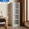 Estante de Livros Rack de Armazenamento de Chão Armário de Canto Armário Estreito de Parede Armário de Armazenamento Armário de Grade ao Lado da Cama Estante de Livros para Casa
