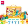 Deli Yc138 Máquina de Fideos Juguete Set de Arcilla de Colores Arcilla de Plastilina para Niños Molde de Arcilla para Niños Pequeños