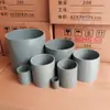 Conexão Reta de Abastecimento de Água de PVC Tubo Reto Aro Cinza Conexões de Tubo de Plástico Modelo Grande 140160 315 Acessórios para Conexões de Tubo