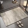 Alfombrilla de baño antideslizante y absorbente para puerta de inodoro, de diatomeas, de secado rápido