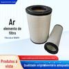 Elemento filtrante de ar 3046PU elemento filtrante de ar compressor de caminhão pesado Filtro de ar da cabeça da máquina de parafuso