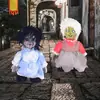 Muñeca de Bebé Fantasma Caminante Decorativa de Halloween Control por Voz Inducción al Caminar Barra Luminosa Escena de Casa Embrujada Pantalla de Diseño