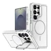 Adecuado para Samsung S26Ultra Funda de Teléfono Magnética Brillante de Dos Tonos S25Ultraz Soporte A57 Anticaídas A37 Funda