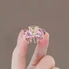 Acessório de Cabelo Novo Estilo Coreano e Japonês com Laço de Cristal Mini Presilha de Cabelo Mini Presilha de Garra Presilha Lateral para Franja Presilha para Franja da Testa para Mulheres em Estilo Tradicional