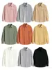 Camisa de trabajo de manga larga para hombre de comercio exterior transfronterizo del sudeste asiático, camisa chaqueta casual relajada versátil de moda estilo Hong Kong
