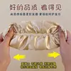 Almohada de Lujo para Dormir, Scrunchie Grande de Satín, Accesorio para el Cabello de Satín Super Grande Que No Daña el Cabello, Chongo para el Cabello Tipo Goma Elástica