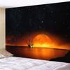 Tapiz de Impresión de Paisaje Transfronterizo Tapiz para Sala de Estar Tela de Fondo para Fotos en Vivo de Celebridades de Internet Tela Colgante de Cabecera para Dormitorio de Estudiantes