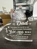 En stock Productos Nuevos Transfronterizos Día de San Valentín Amor Acrílico Transparente Día de la Madre Día del Padre Decoraciones de Escritorio