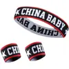 Set de Banda para el Cabello y Muñequeras Deportivas Performance de Porristas Estudiantes de Primaria y Secundaria Banda China para la Cabeza Baile Callejero Estilo Coreano Pulsera Absorbente de Sudor