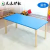 Mesa de Jantar Retangular de Madeira Maciça para Jardim de Infância, Mesa Retangular para Educação Infantil, Mesa de Estudo para Casa, Mesa de Jogos, Mesa de Estudo, Mesa com Altura Ajustável