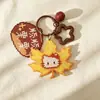 Colgante de Campana de Gatito Dulce Estilo Píxel Llavero Lindo de Acrílico Colgante para Mochila de Estudiante Regalo para Mejor Amigo