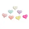 Acrílico de Colores Gelatina Forma de Corazón Forma de Durazno Agujero Recto Cuentas Sueltas DIY Cadena para Teléfono Colgante para Coche Accesorios Materiales para Bisutería