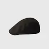 Gorra de pintor retro estilo británico para mujer, gorra de vendedor de periódicos de moda, gorra simple estilo japonés que se usa hacia atrás o hacia adelante y hace que la cara se vea más pequeña, gorra de pico de pato