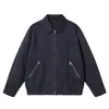 Chaqueta Detroit Estilo Retro Americano Nanxia con Bolsillo con Cremallera Solapa Abrigo Trendy Suelto Estilo Granero para Hombre
