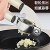 Espremedor de Alho Aço Inoxidável Triturador de Alho Amassador de Alho Descascador de Alho Pasta de Alho Doméstico Grau Alimentício Manual Espessado Espremedor de Alho