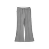 Calça Wulibu para meninas, calça infantil de outono em modal, justa, flare, cintura alta, modeladora, simples