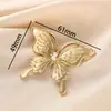 Nuevo producto: Abanico Pintura de Paisaje Hada Mariposa, Pez Dorado Dando la Vuelta, Broche de Aleación con Pedrería, Materiales Base para Broche Hecho a Mano DIY