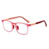 2024 Nuevo Estilo Gafas para Niños Gafas Anti Luz Azul Gafas Planas Tr90 Gafas para Estudiantes Montura Cuadrada Fabricante Venta al por Mayor 5228
