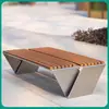 Tiras de madera-plástico macizo para uso en exteriores, tiras para bancos de parque, paneles de pared de madera-plástico, vallas de madera coextruidas, tubos cuadrados, jardineras, paneles delgados