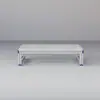 Perfil de Aluminio Acrílico Elevador para Computadora Soporte para Monitor Base Elevadora Estante de Almacenamiento de Escritorio Soporte Metálico
