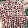 Olho de tigre verde 6MM dongling padrão vermelho pinho africano trevo de quatro folhas contas soltas grampo de cabelo diy acessórios de cabelo pulseira colar com contas atacado