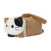 Caja de pañuelos creativa para coche, diseño de gato lindo, portapañuelos para coche, caja de pañuelos colgante para el interior del coche, adecuada para mujeres