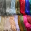 Felpa Gruesa de Pelo de Zorro Dorado Acrílico Base Grande de Pelo Artificial Imitación Pelo de Zorro Grande Tela para Ropa Zapatos