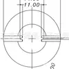 Base de anillo magnético de 42 mm 169, base de inductor 169, base BASE