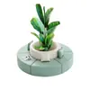 Conjunto de Sofá Redondo Moderno Minimalista Criativo para Lazer e Mesa de Centro para Recepção e Área de Descanso, com Formato Único para Recepção e Discussões