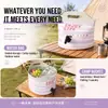 Cubo de Agua Portátil para Exteriores con Grifo, Bolsa de Almacenamiento de Agua de Gran Capacidad, Cubo para Frutas para Picnic, Camping y Uso en Casa, Cubo de Hielo