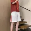 Pantalones Cortos Deportivos Casuales de Secado Rápido con Diseño de Tres Rayas para Hombre Verano Nuevos de Corte Holgado de Cinco Puntos Pantalones de Chándal Estilo Americano