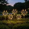 Luzes para Gramado Externo, Luzes de Vime Penduradas em Árvores, Luzes de Dente-de-leão para Gramado tipo Fogos de Artifício, Luzes de Vime à Prova d'Água de Aço Inoxidável