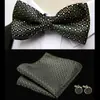 Gravata Borboleta Masculina Noivo Casamento Banquete de Negócios Jacquard Poliéster Seda Gravata Borboleta Acessórios para Vestir Atacado em Estoque
