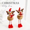 Boneco Papai Noel diy Cenário de atmosfera natalina layout barriga redonda alce adereços de presente enfeites em estoque