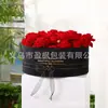Caja de Regalo Flor y Fruta Extra Grande de Moda con Tapa de Satén, Dos Cubos de Abrazo, Juego de Cuatro Piezas de Invierno, Caja de Regalo de Flores al por Mayor