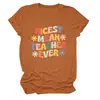 Camiseta feminina mais legal e maldosa Amazon Wish site independente casual confortável estilosa gola redonda manga curta