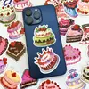 Nuevas pegatinas de pastel de cumpleaños graffiti gourmet dibujos animados ins decoración de cuenta manual pegatinas lindas frescas
