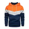 Sudadera de moda con bloques de color para hombre, estilo casual deportivo, primavera y otoño 2022, Amazon Transfronterizo Europeo y Americano