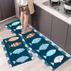 Tapete de cocina desechable estilo vintage, tapete simple antideslizante para el hogar, tapete suave de perfil bajo para entrada absorbente de aceite y repelente al agua de tierra de diatomeas