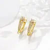 Pendientes Versátiles Europeos y Americanos en Forma de Y Hebilla de Oreja Accesorios de Cobre Moda Simple Aretes de Amor Pendientes Pendientes Perla Accesorios Hechos a Mano