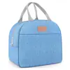 Bolsa térmica portátil transfronteriza para el trabajo, bolsa térmica popular, bolsa de almuerzo engrosada con papel de aluminio, bolsa de picnic para mantener la frescura