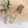 Hecho a mano DIY boda Navidad hoja verde cuerda de cáñamo artesanía decorativa tira de cuerda de cáñamo rollo multiestilo cinta de encaje bolsa de flores