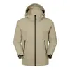 Traje de Duas Peças Quente e Impermeável para Exterior com Capuz Três em Um com Forro Removível Estilo Casal Roupa de Montanhismo de Inverno