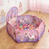Piscina de Bolinhas Oceano Infantil Uso Interno em Casa Meninos e Meninas Outdoor Piscina de Basquete Dobrável Brinquedo Espesso de Bolinhas Onduladas