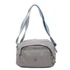 Bolso Bandolera de Tela de Nylon para Mujer Verano Nuevo Versátil Casual Moda Múltiples Compartimentos Bolsa de Maquillaje Bolso de Lienzo para Mamá