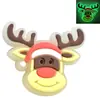 Caneta Esferográfica Dupla Face de Borracha Macia Pvc com Contas Focais de Desenho Animado Luminosas Criativas Multiuso Contas Artesanais Prontas para Venda