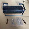Prateleira de armazenamento para banheiro, prateleira de parede sem furos para banheira, lavabo e pia